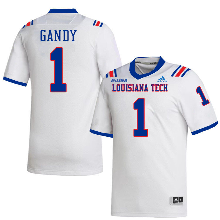 Devin Gandy Louisiana Tech Jersey,LA Tech Bulldogs Football Jerseys,Uniforms,Gears-White